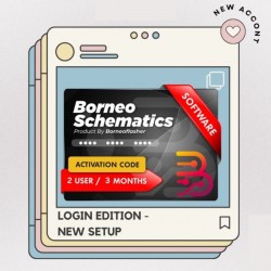 BORNEO SCHEMATICS HARDWARE TOOL 2 USER FOR 3 MONTHS