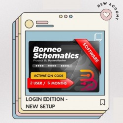 BORNEO SCHEMATICS HARDWARE TOOL 2 USER FOR 6 MONTHS