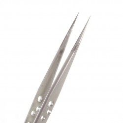 SUNSHINE ST-14K ANTI-STATIC ULTRA PRECISION TWEEZER WITH 9 HOLES - STARIGHT