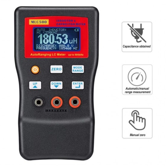 MLC500 ELECTRONIC CAPACITANCE/INDUCTANCE MULTIMETER FOR LC RC OSCILLATION - 500 KHZ