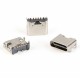 6 Pin C Type USB Connector for Power Charging Reversible Connector