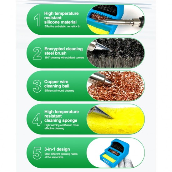 Relife RL-599C 3-in-1 Soldering Tip Cleaner