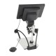 B1200 DIGITAL MICROSCOPE WITH 7 INCH LARGE HD DISPLAY (1-1200X) CONTINUOUS AMPLIFICATION MAGNIFIER WITH METAL STAND AND TWO AUXILIARY LIGHTS