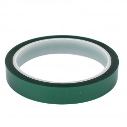 HEAT PROOF TAPE 15 MM GREEN COLOUR
