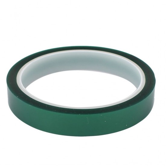 HEAT PROOF TAPE 15 MM GREEN COLOUR