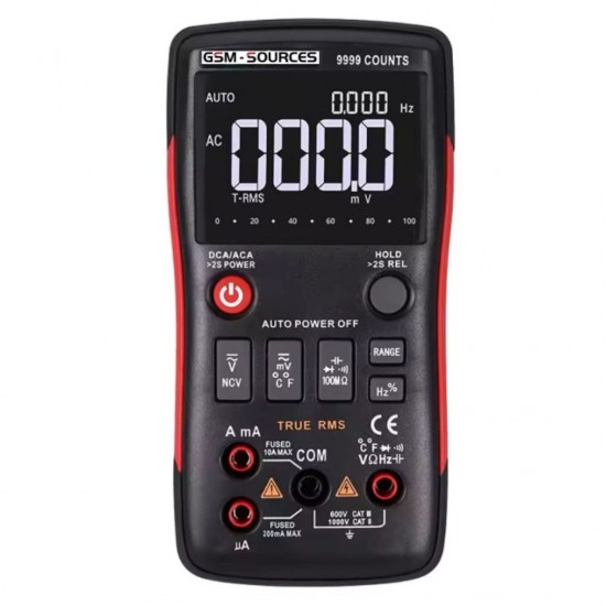 GSM SOURCES ZT-X MULTI-FUNCTIONAL HIGH-PRECISION INTELLIGENT DIGITAL MULTIMETER WITH 9999 COUNTS
