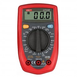 UNI-T UT33D PALM-SIZED DIGITAL MULTIMETER WITH NCV
