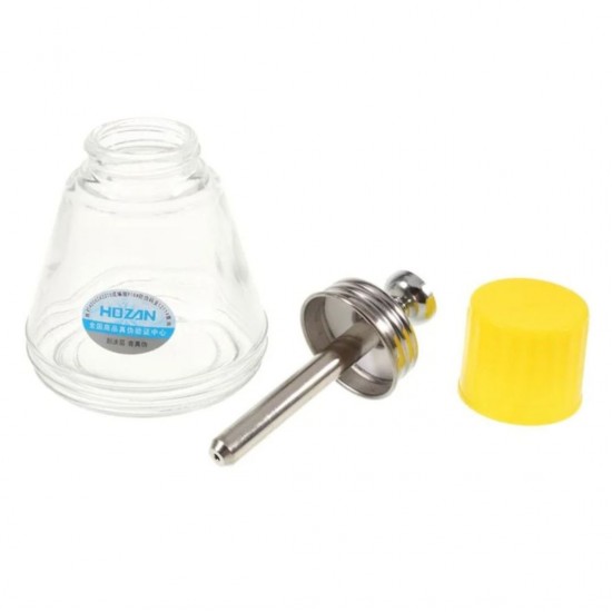 HOZAN CONE SHAPE ALCOHOL DISPENSER GLASS BOTTLE WITH CONICAL PUMP - 150ML