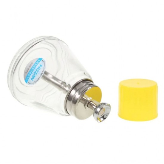 HOZAN CONE SHAPE ALCOHOL DISPENSER GLASS BOTTLE WITH CONICAL PUMP - 150ML