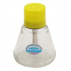 HOZAN CONE SHAPE ALCOHOL DISPENSER GLASS BOTTLE WITH CONICAL PUMP - 150ML