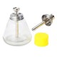 CONE SHAPE ALCOHOL DISPENSER GLASS BOTTLE WITH CONICAL PUMP - 180ML