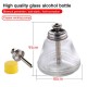 CONE SHAPE ALCOHOL DISPENSER GLASS BOTTLE WITH CONICAL PUMP - 180ML