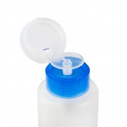 LIQUID PUSH DOWN PUMP DISPENSER BOTTLE WITH FLIP TOP CAP