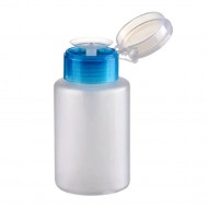 LIQUID PUSH DOWN PUMP DISPENSER BOTTLE WITH FLIP TOP CAP