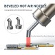 45° BEVELED DIRECT BLOWING HOT AIR NOZZLES FOR QUICK 2008 / 858D HOT AIR GUN - 8MM