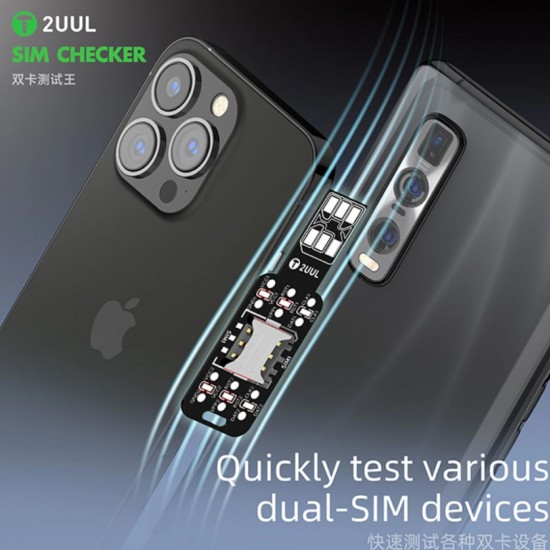 2UUL SM01 Dual SIM Checker Card Test Board