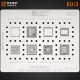 AMAOE EU-3 CPU BGA REBALLING STENCIL FOR SAMSUNG EXYNOS