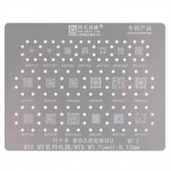 MTK MT-1 SERIES POWER IC BGA REWORK REBALLING STENCILS