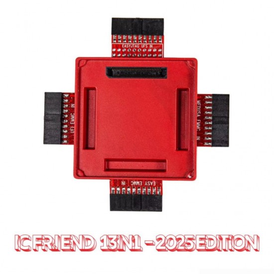 Easy JTAG Plus Box Black Edition With 3 ISP Adaptor With IC Friend 13in1 Emmc Set (2025 Edition)