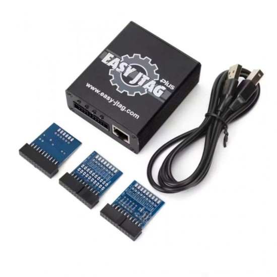 EASY JTAG PLUS BOX BLACK EDITION WITH 3 ISP ADAPTOR + IC FRIEND NB-UFS 4 IN 1 ADAPTER + IC FRIEND 13IN1 EMMC SET (2025 EDITION)