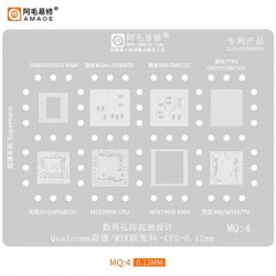 AMAOE MQ-4 STENCIL FOR MTK / QUALCOMM CPU