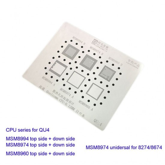 AMAOE QU-4 STENCIL FOR QUALCOMM CPU