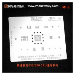 AMAOE MI-6 STENCIL FOR REDMI MI NOTE 5 / NOTE 5 PRO / NOTE 3 / MI A2
