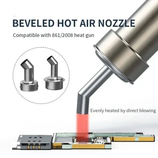 Quick 857DW 8mm Bend Nozzle for Hot Air Gun
