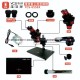 YCS 6558 X Trinocular Stereo Microscope for Electronics Repair