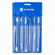 Sunshine 6-in-1 Stainless Steel Mobile Phone Repair Opening Tools Kit for Smartphone & Tablet Disassembly