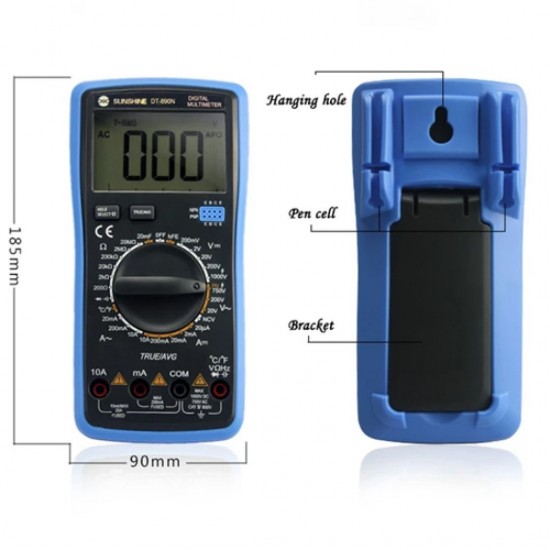 SUNSHINE DT-890N Digital Multimeter with Auto Range