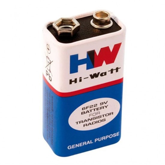 HW Hi-Watt 9v Battery