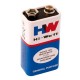 HW Hi-Watt 9v Battery