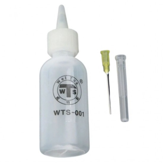 WTS-001 Plastic Bottle with Needle - 50ml Liquid Container