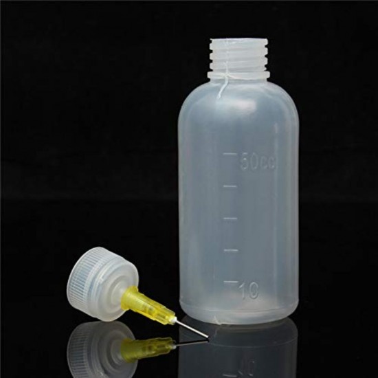 Plastic Needle Bottle with 50ml Liquid Container