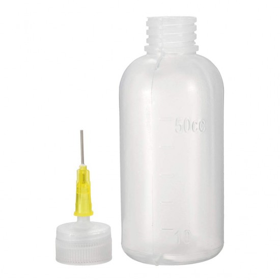 Plastic Needle Bottle with 50ml Liquid Container