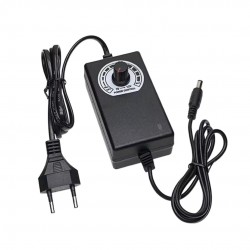 Adjustable Speed AC to DC Power Adapter - 3-12V 2A for Universal Voltage Switching Power Supply