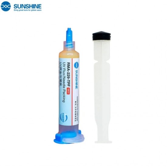 SUNSHINE RMA-229 TPF UV Flux with Needle - 10CC for Precision Soldering