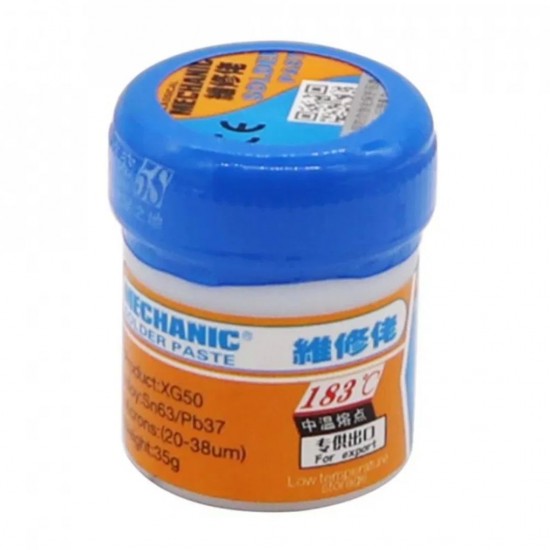 Mechanic XG50 183*C 35G PPD Solder Paste For PCB BGA Repair