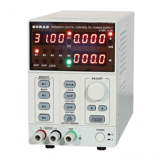 KORAD KA3005DS Programmable DC Power Supply - Upgraded 30V 5A Model