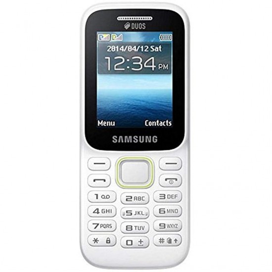 Samsung Guru Music 2 B310E Dual SIM - White Colour with MP3 Player