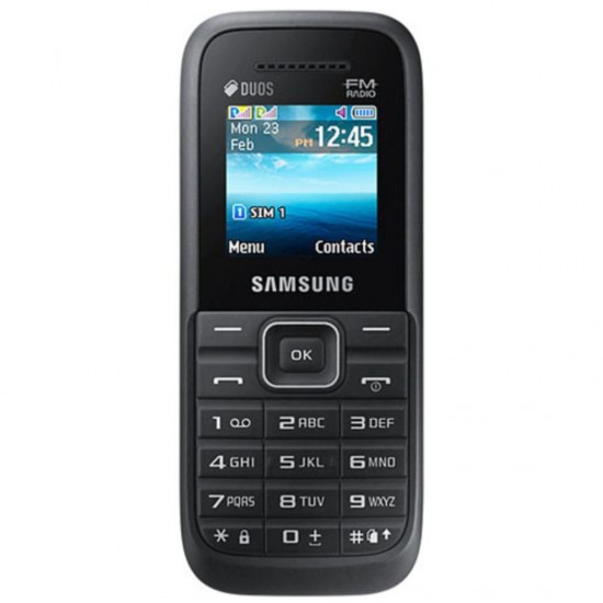 Samsung Guru Fm Plus SM-B110E Dual Sim Mobile Phone - Black