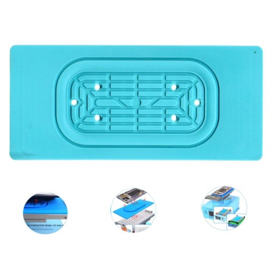 Universal Mobile LCD Touch Separator Silicon Rubber Mat - Anti-Slip and Heat Resistant