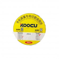 KOOCU JGS-9 0.06MM High Hardness Cutting Wire - Ideal for Mobile LCD Repair