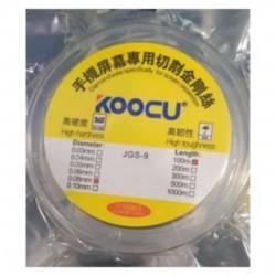 KOOCU JGS-9 0.08MM High Hardness Cutting Wire - Ideal for Mobile LCD Repair