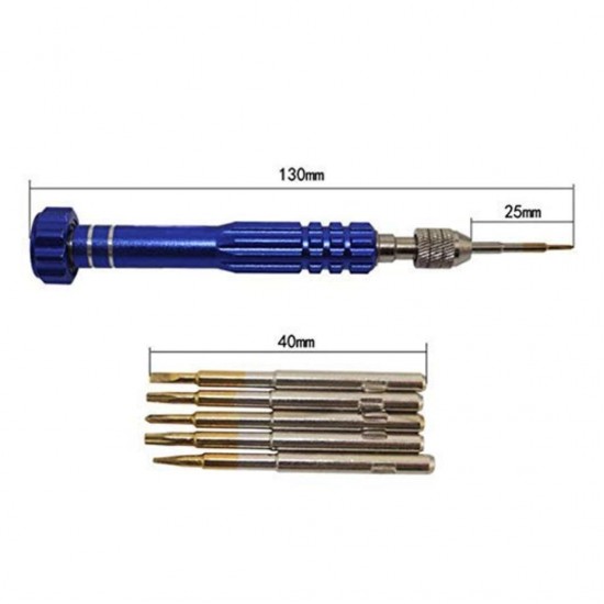 5 in1 Multi-Bit Screwdriver Kit For Mobile Repair Opening Tools