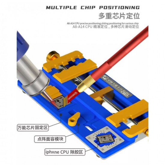 MECHANIC ORIFIX Universal Fixture with CPU IC Holder - Stable Double Bearing Design