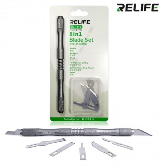 RELIFE RL-101B Glue Removal Knife Set for Motherboard IC & CPU Repairs