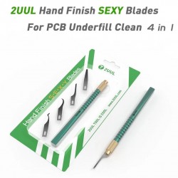 2UUL 4-in-1 Precision Blade Set for Motherboard & BGA IC Glue Cleaning