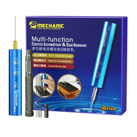 Mechanic iDrive Electric OCA Glue Remover with Integrated Screwdriver Kit